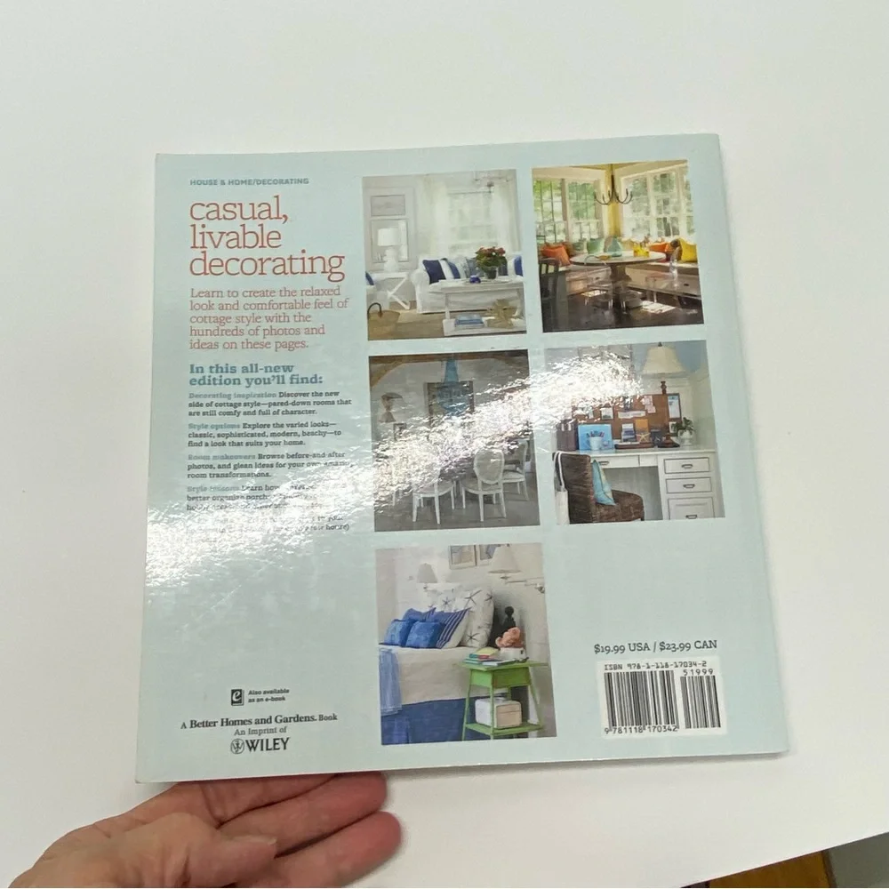 Better Homes And Gardens Blue New Cottage Style Softback Book House Tours Ideas